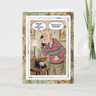 Funny Urology Dept Old Fart Just For Fun Card Karte