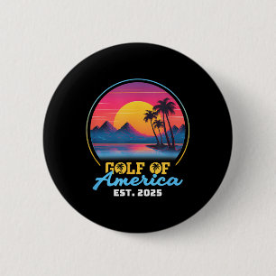 Funny US America Shirt Golf of US America Est 202 Button