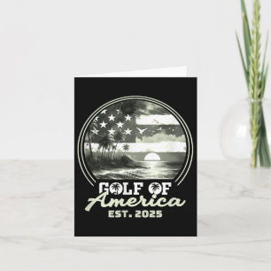 Funny US America Shirt Golf of US America Est 202 Karte
