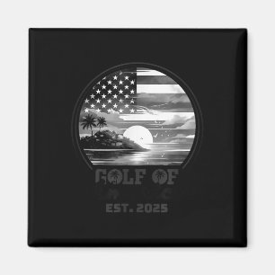 Funny US America Shirt Golf of US America Est 202 Magnet