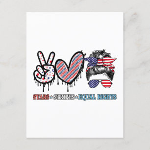Funny US Flag Patriotic Begleitkarte