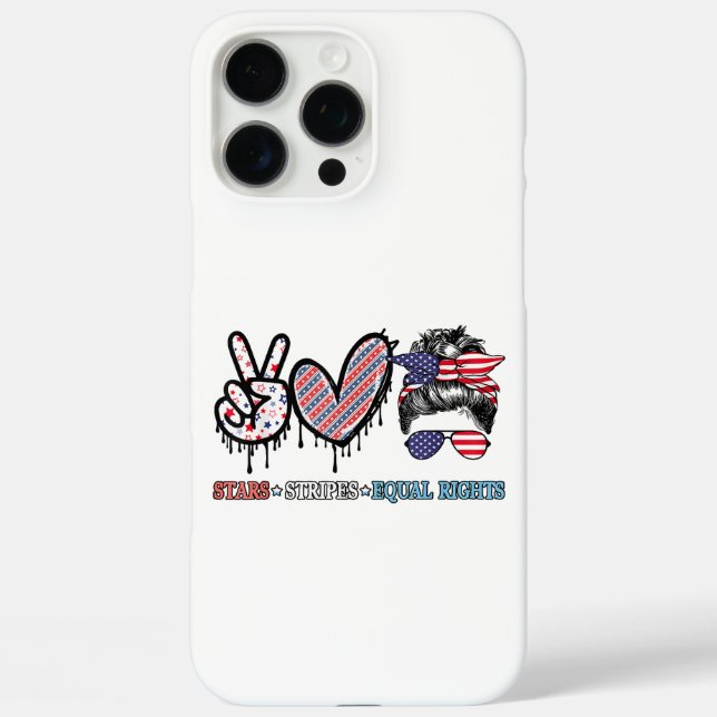 Funny US Flag Patriotic Case-Mate iPhone Hülle (Rückseite)