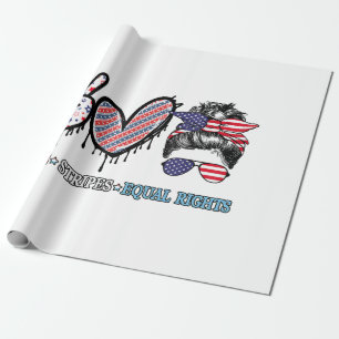 Funny US Flag Patriotic Geschenkpapier