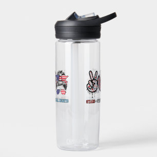 Funny US Flag Patriotic Trinkflasche