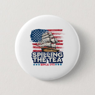 Funny US History Teacher Boston Spilling The Tee S Button