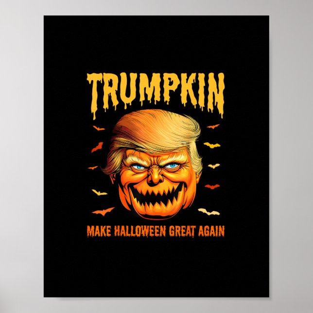 Funny Usa Pumpkin Trumpkin Make Halloween Great Ag Poster (Vorne)