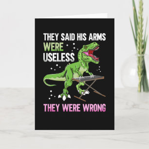 Funny Useless Arms T Rex Pianist Karte