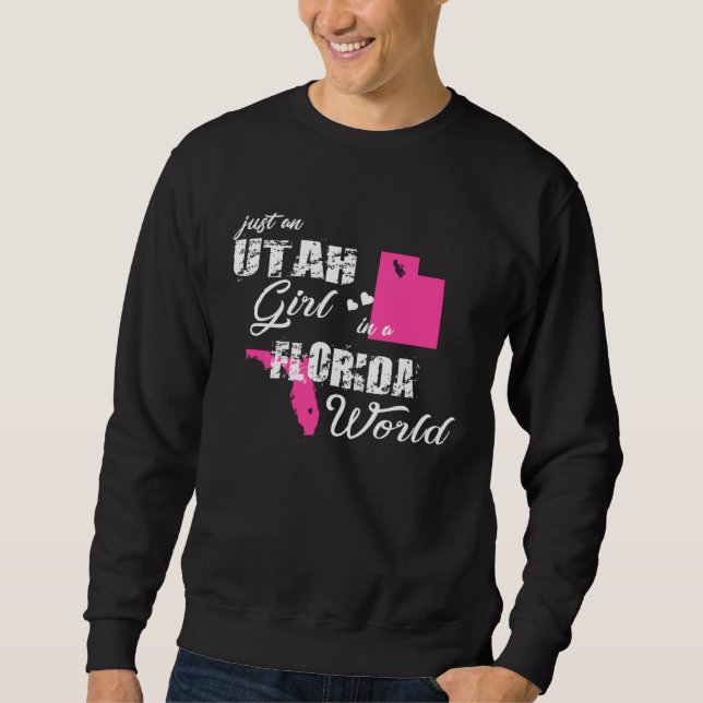 Funny Utah Shirts Just an Utah girl in a Florida (Vorderseite)