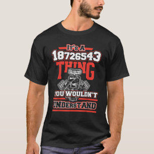 Funny V8 Motor Firing Order 18726543 T Shirt für