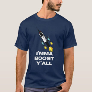 Funny Vaccine Booster Shot Immunisierung I Mixed M T-Shirt