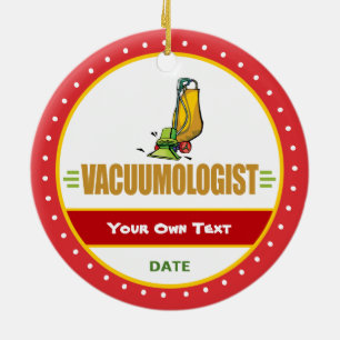 Funny Vacuu,m Liebhaber Keramikornament