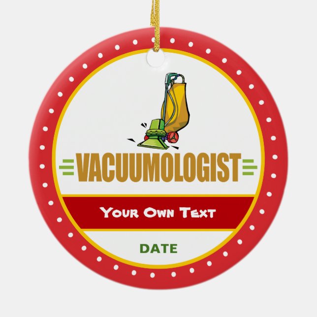 Funny Vacuu,m Liebhaber Keramikornament (Hinten)