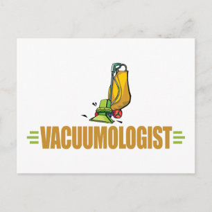 Funny Vacuuming Postkarte