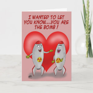 Funny Valentine Cards: Ihr seid die Bombe Feiertagskarte
