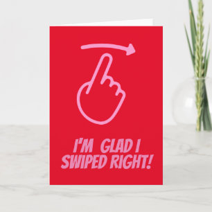 Funny Valentine Day Card Ich bin froh, dass ich ri Feiertagskarte