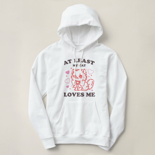 Funny Valentine Day Hoodie (Design vorne)