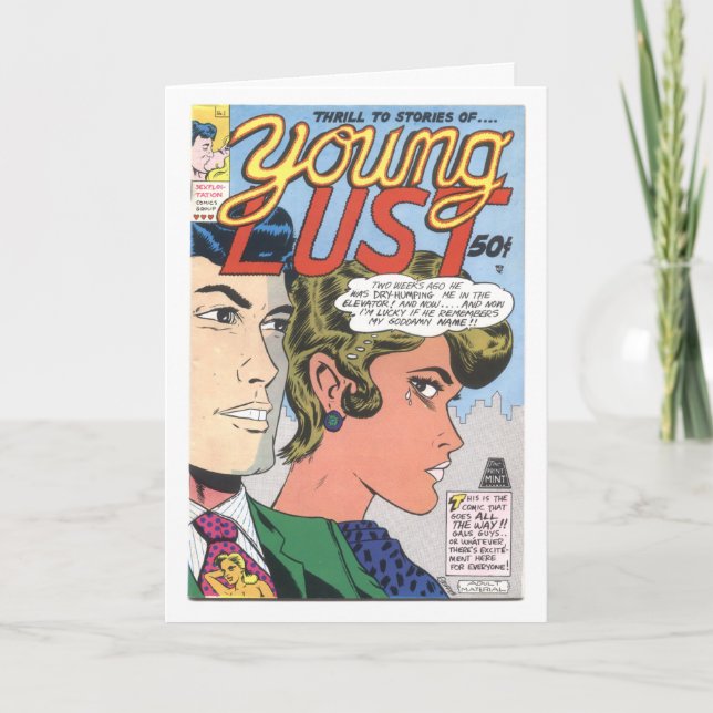 Funny Valentine (PG-13) Feiertagskarte (Vorderseite)