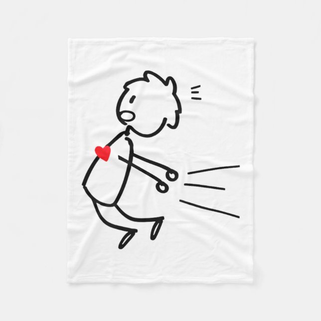 Funny Valentine’s Day Couple Matching For Men Wome Fleecedecke (Vorderseite)