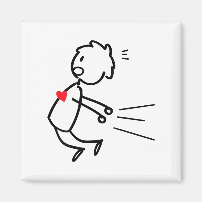 Funny Valentine’s Day Couple Matching For Men Wome Magnet (Vorne)