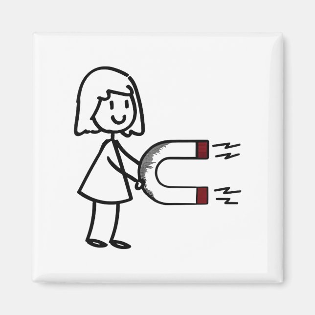 Funny Valentine’s Day Couple Matching For Men Wome Magnet (Vorne)