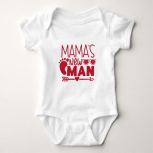Funny Valentine Typografie Baby Strampler