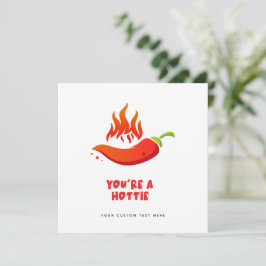 Funny Valentines Card - Du bist ein Hübscher Spicy Feiertagskarte