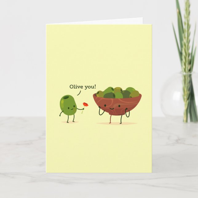 Funny Valentine's Day Card Feiertagskarte (Vorderseite)