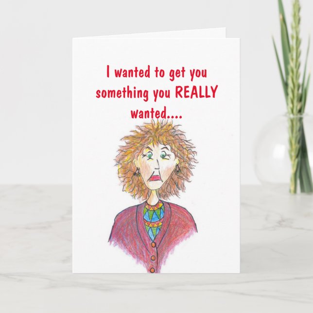 FUNNY VALENTINE'S DAY CARD KARTE (Vorderseite)