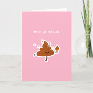 Funny Valentine's Day Card   Poo Stinkin Niedlich Feiertagskarte