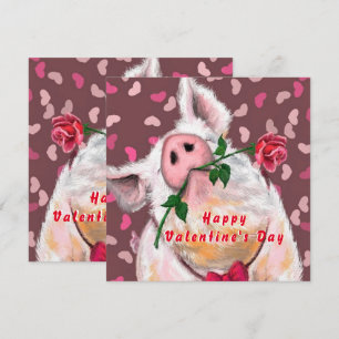 Funny Valentine's Day Card Romantischer Gentleman  Karte