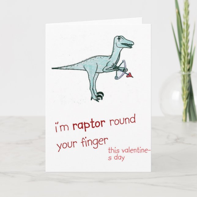Funny Valentine's Day Feiertagskarte (Vorderseite)