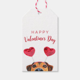 Funny Valentine's Day Niedlich Hunde Herz-Band Geschenkanhänger