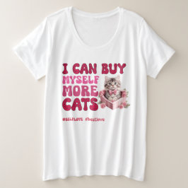 Funny Valentine's Day Self Liebe Große Größe T-Shirt