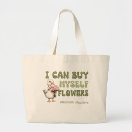 Funny Valentine's Day Self Liebe Jumbo Stoffbeutel