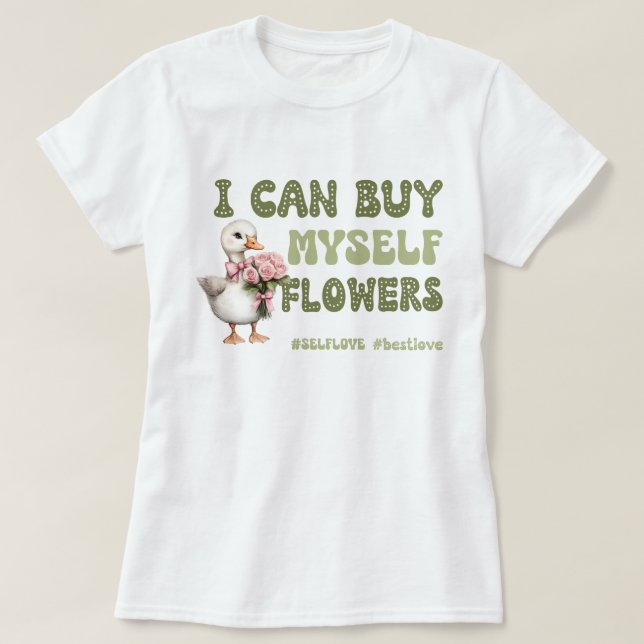 Funny Valentine's Day Self Liebe T-Shirt (Design vorne)