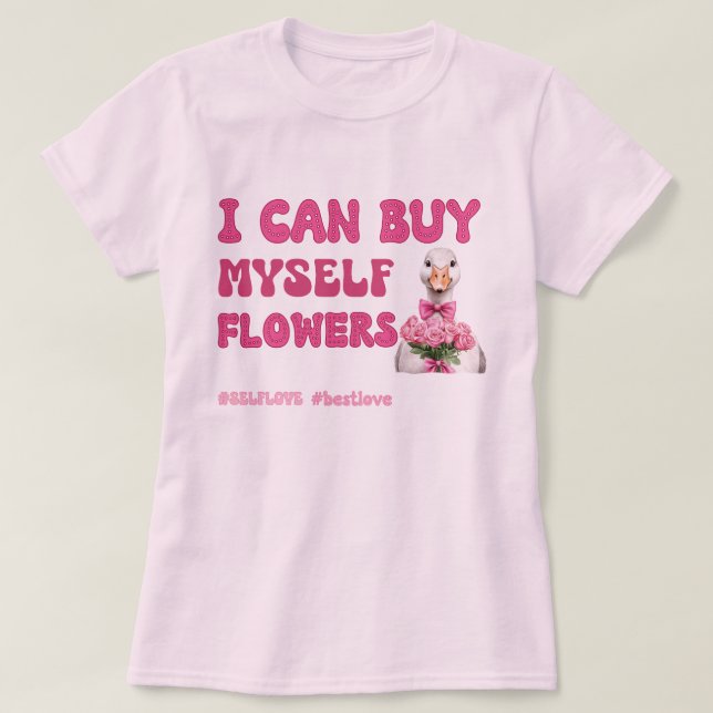 Funny Valentine's Day Self Liebe T-Shirt (Design vorne)