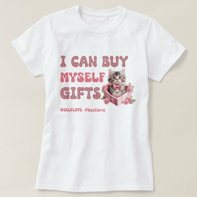 Funny Valentine's Day Self Liebe T-Shirt (Design vorne)