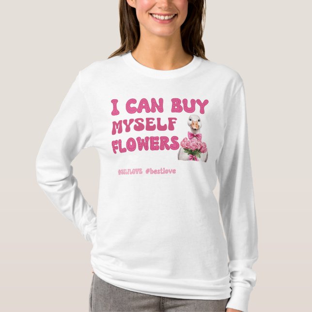 Funny Valentine's Day Self Liebe T-Shirt (Vorderseite)