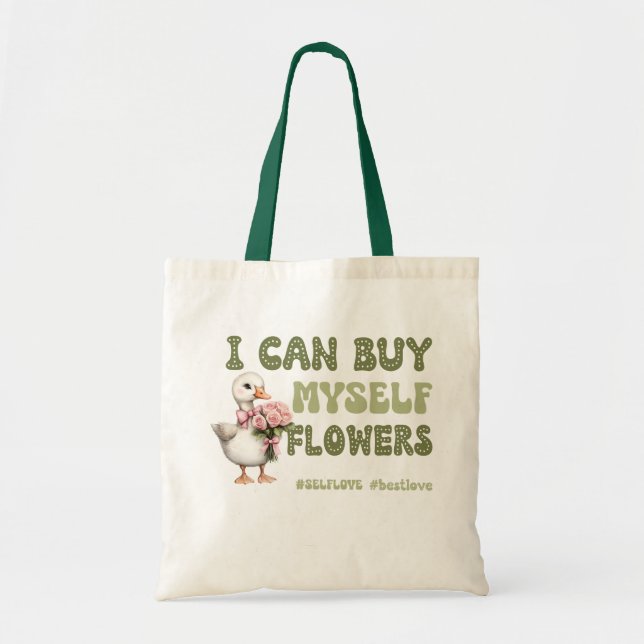 Funny Valentine's Day Self Liebe Tragetasche (Vorne)