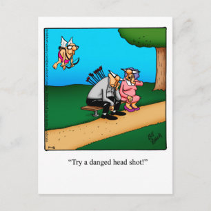 Funny Valentine's Day Spaß Postkarte