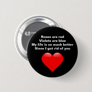 Funny Valentines Gedicht Single Frauen Button