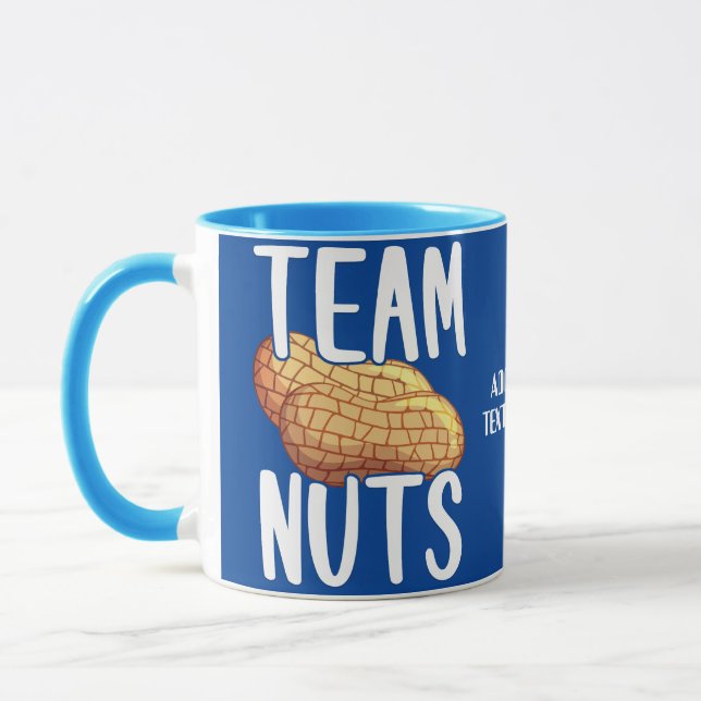 Funny Valentines Team Nuts Geschenk für ihn Tasse (Links)