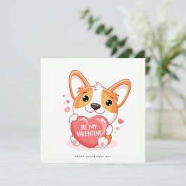 Funny Valentinstag Card - Corgi Dog Card Feiertagskarte