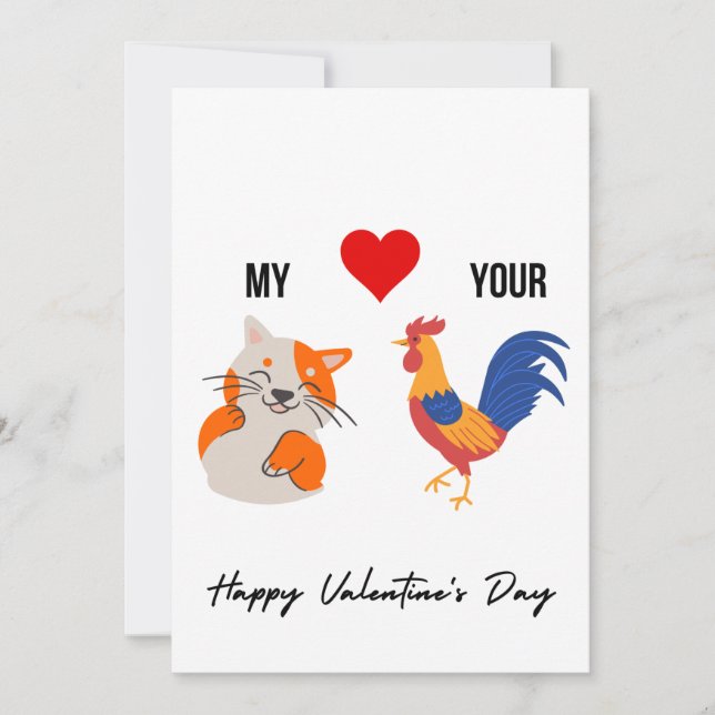 Funny Valentinstag Card für ihn Feiertagskarte (Vorderseite)