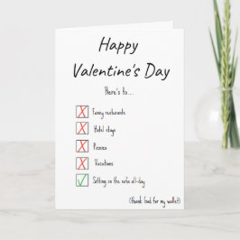 Funny Valentinstag Card Karte