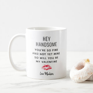 Funny Valentinstag Poem Boyfriend Personalisiert Kaffeetasse