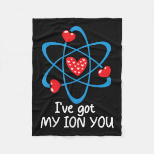 Funny Valentinstag Science Teacher Ich habe mein I Fleecedecke