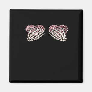 Funny Valentinstag Skeleton Hands Hearts Girl Cl Magnet