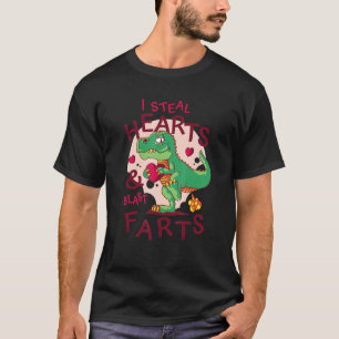 Funny Valentinstag Trex Dinosaur Valentinstag T-Shirt