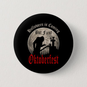 Funny Vampire Bierliebhaber Gran Dracula Männer Button
